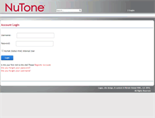 Tablet Screenshot of dealerextranet.nutonehvac.com